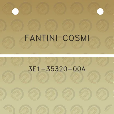 fantini-cosmi-3e1-35320-00a