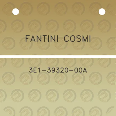 fantini-cosmi-3e1-39320-00a