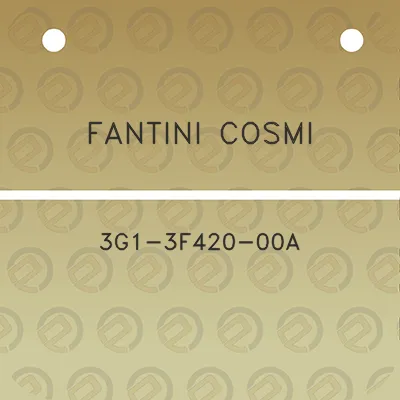 fantini-cosmi-3g1-3f420-00a