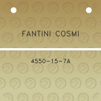 fantini-cosmi-4550-15-7a