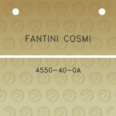 fantini-cosmi-4550-40-0a