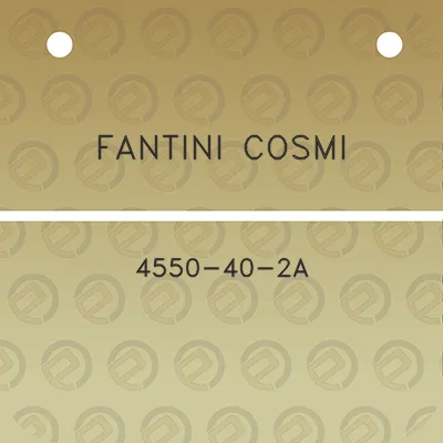 fantini-cosmi-4550-40-2a