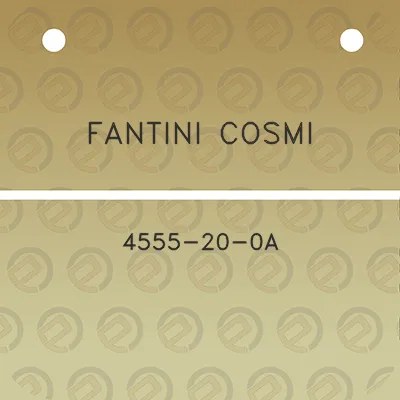 fantini-cosmi-4555-20-0a