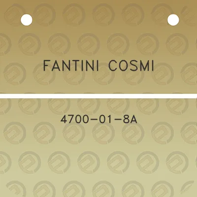 fantini-cosmi-4700-01-8a