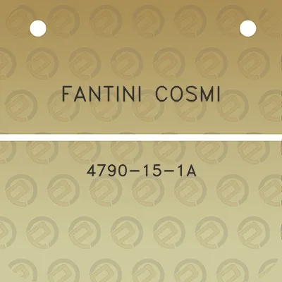 fantini-cosmi-4790-15-1a