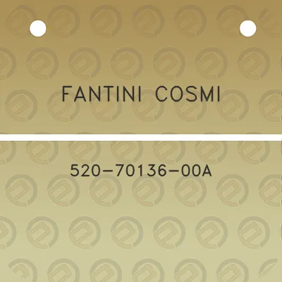 fantini-cosmi-520-70136-00a