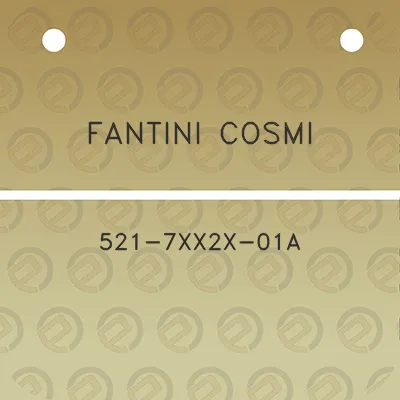 fantini-cosmi-521-7xx2x-01a