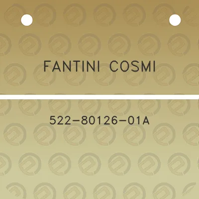 fantini-cosmi-522-80126-01a