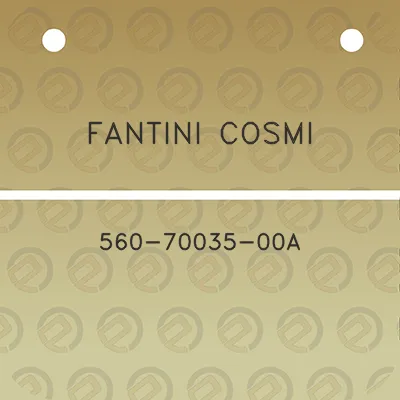 fantini-cosmi-560-70035-00a