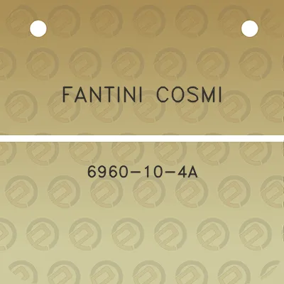 fantini-cosmi-6960-10-4a