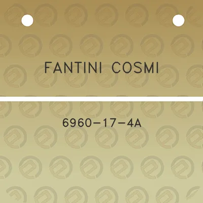 fantini-cosmi-6960-17-4a