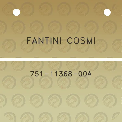 fantini-cosmi-751-11368-00a