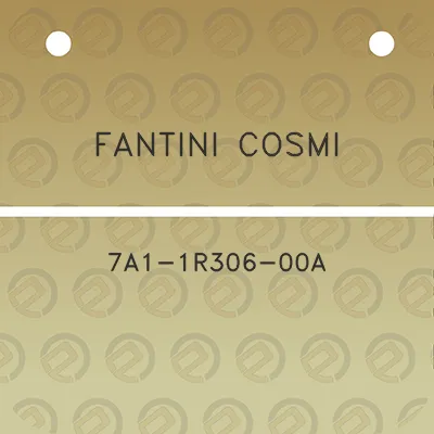 fantini-cosmi-7a1-1r306-00a