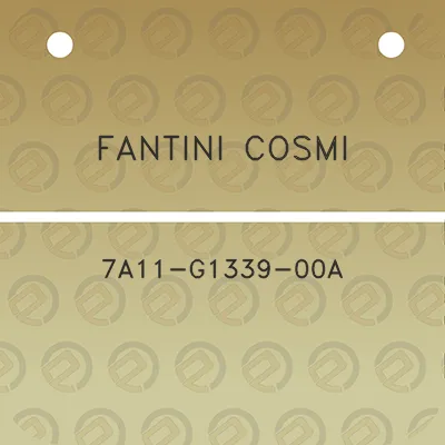 fantini-cosmi-7a11-g1339-00a