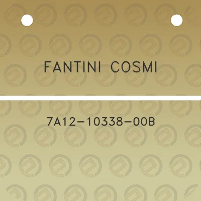 fantini-cosmi-7a12-10338-00b