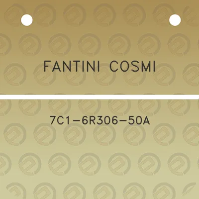 fantini-cosmi-7c1-6r306-50a