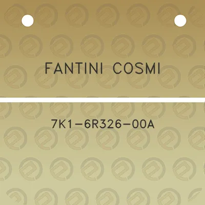 fantini-cosmi-7k1-6r326-00a