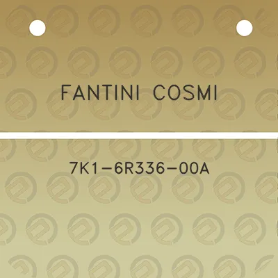 fantini-cosmi-7k1-6r336-00a