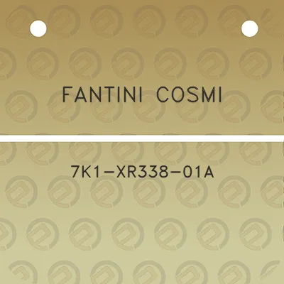 fantini-cosmi-7k1-xr338-01a