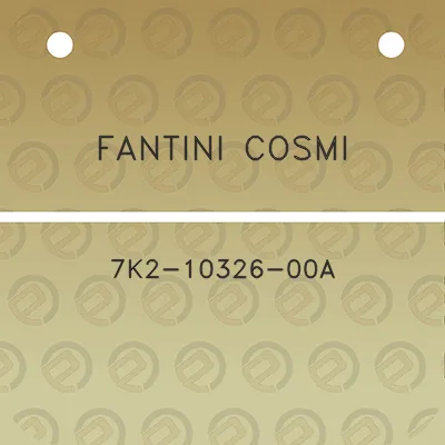 fantini-cosmi-7k2-10326-00a