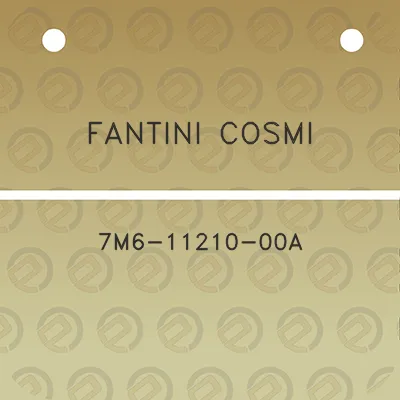 fantini-cosmi-7m6-11210-00a