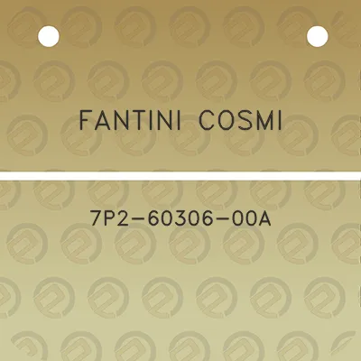 fantini-cosmi-7p2-60306-00a