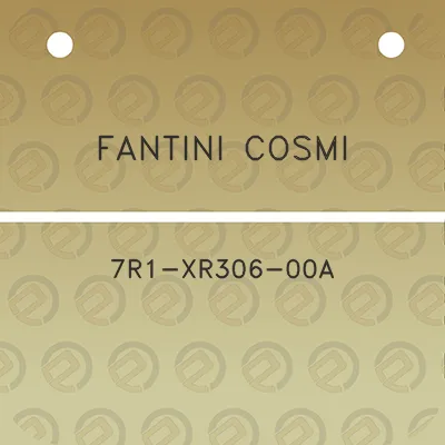 fantini-cosmi-7r1-xr306-00a