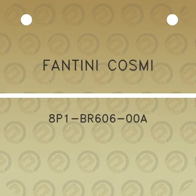 fantini-cosmi-8p1-br606-00a