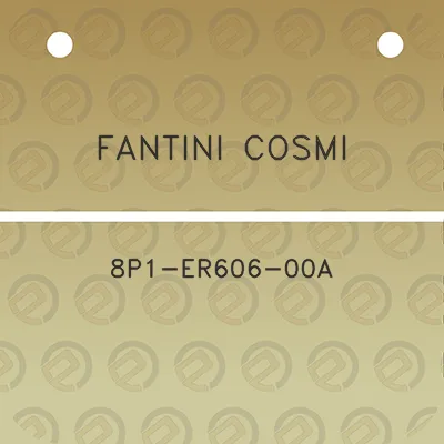 fantini-cosmi-8p1-er606-00a