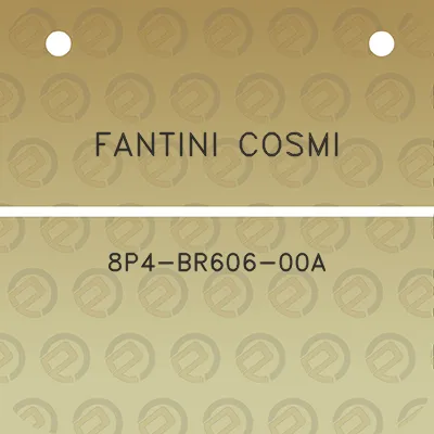 fantini-cosmi-8p4-br606-00a