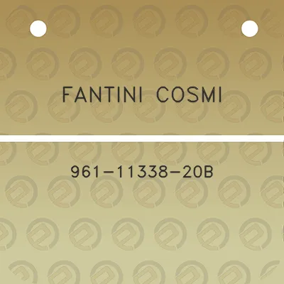 fantini-cosmi-961-11338-20b