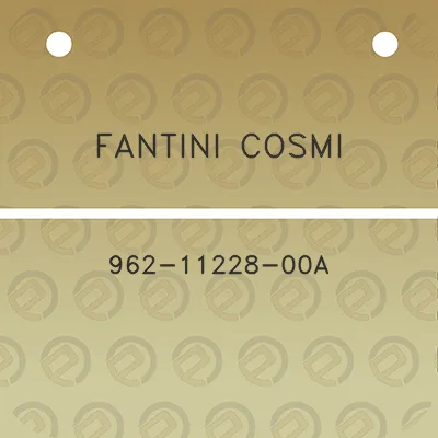 fantini-cosmi-962-11228-00a