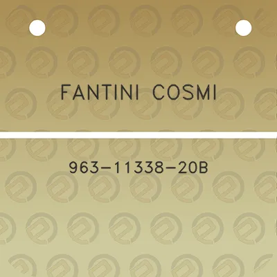 fantini-cosmi-963-11338-20b