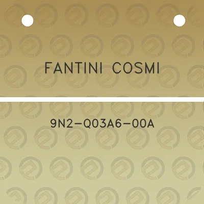 fantini-cosmi-9n2-q03a6-00a