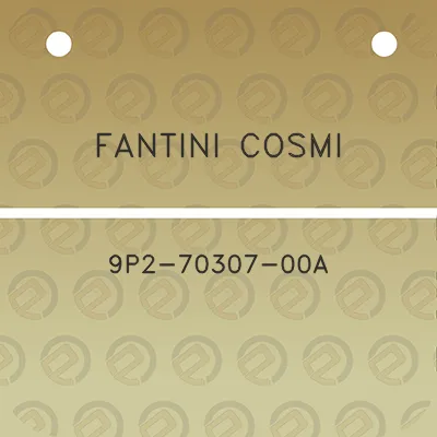 fantini-cosmi-9p2-70307-00a