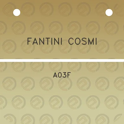 fantini-cosmi-a03f