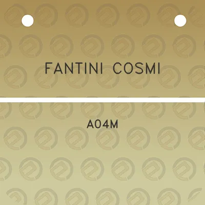 fantini-cosmi-a04m