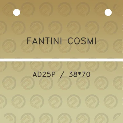 fantini-cosmi-ad25p-3870