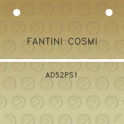 fantini-cosmi-ad52ps1