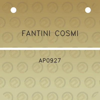 fantini-cosmi-ap0927