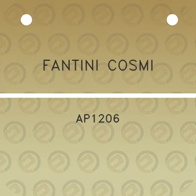 fantini-cosmi-ap1206