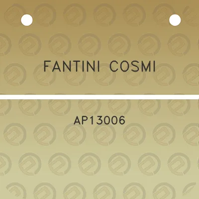 fantini-cosmi-ap13006