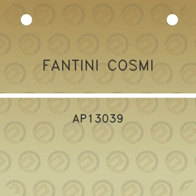 fantini-cosmi-ap13039