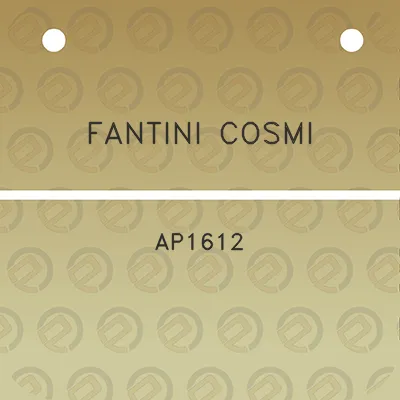 fantini-cosmi-ap1612