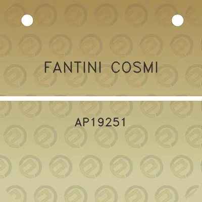 fantini-cosmi-ap19251