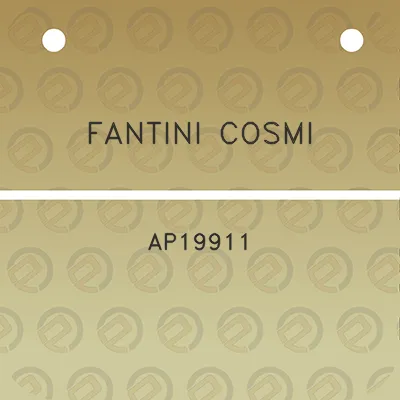 fantini-cosmi-ap19911