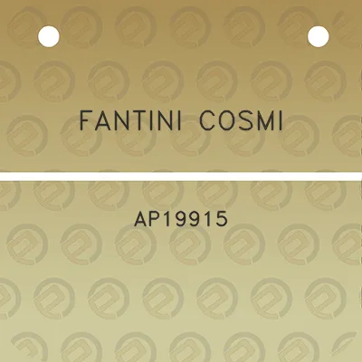 fantini-cosmi-ap19915