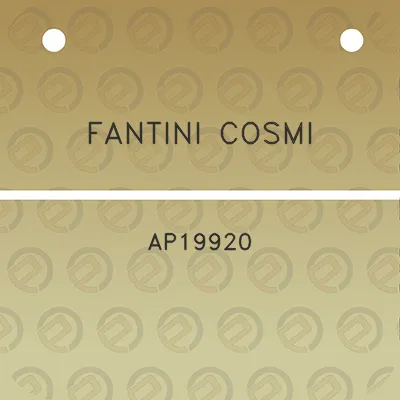 fantini-cosmi-ap19920