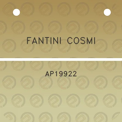 fantini-cosmi-ap19922