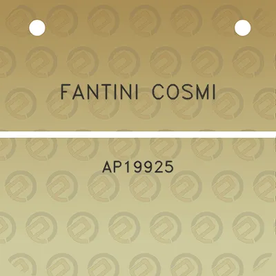 fantini-cosmi-ap19925